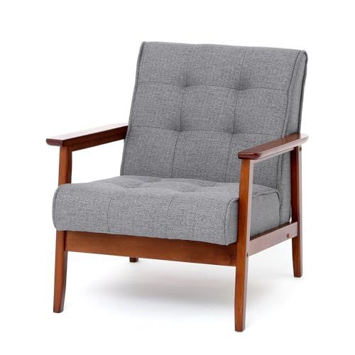 グレー ファブリック 幅約65cm 1人掛け ソファ H153-11GY アイリスプラザ