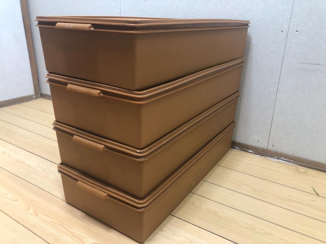 TUPPERWARE タッパーウェア　スーパーケース　ブラウン　75027-2- TUPPERWARE タッパーウェア スーパーケース ブラウン 75027-2-