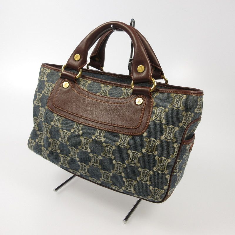 【値下げ⭐️中古】セリーヌ　CELINE ブギーバッグ　パリマカダム　ハンドバッグ セリーヌ(CELINE)セリーヌ ブギーバッグ パリマカダム