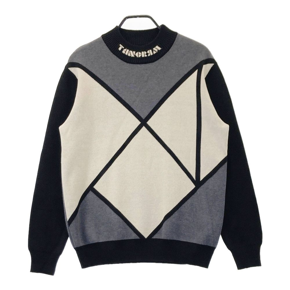 TANGRAM タングラム ゴルフウェア ニット 長袖 Lサイズ レディース サイズ：L TANGRAM タングラム ニットセーター ブラック系