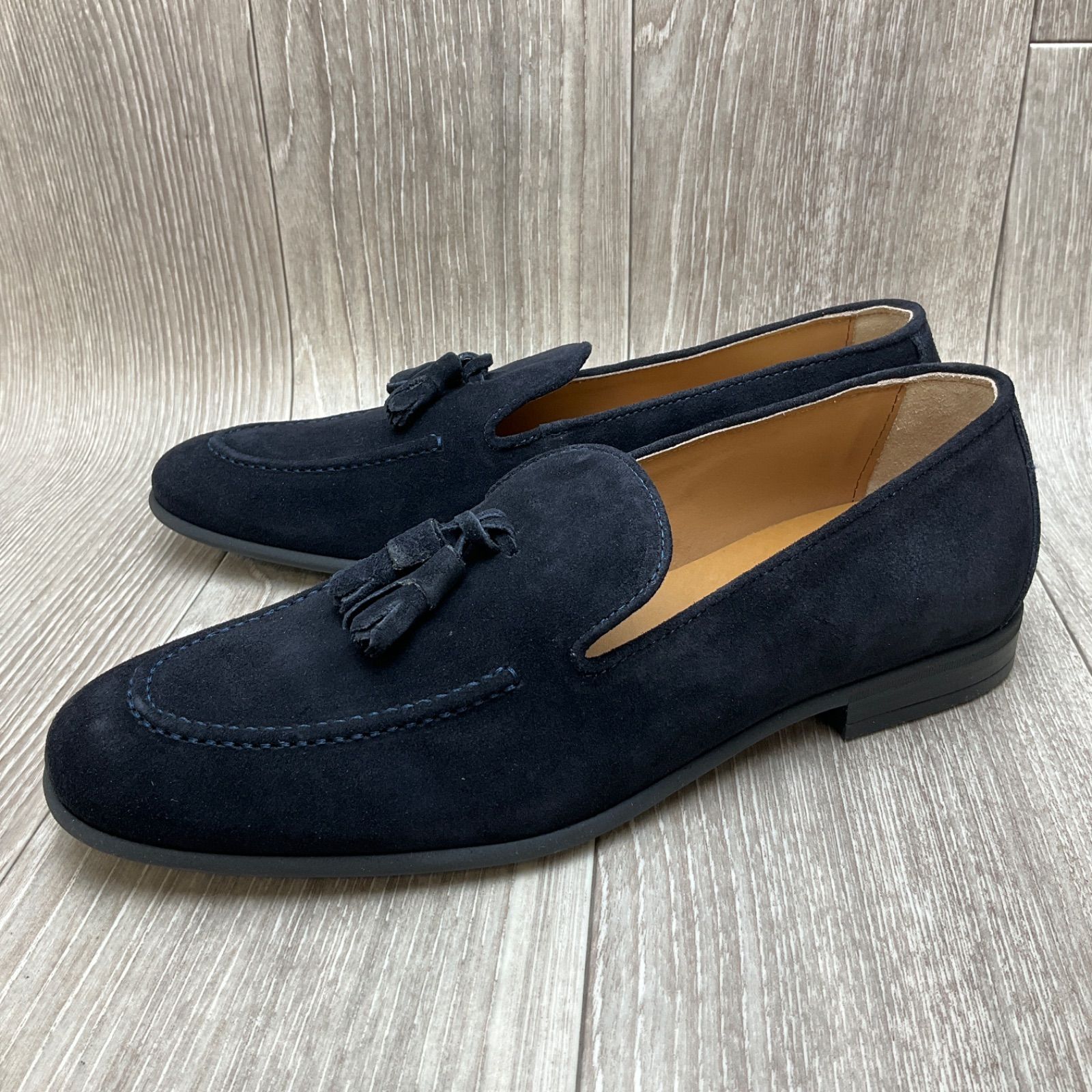 Orobianco◆タッセルローファー◆ダークネイビー◆オロビアンコ紳士革靴イタリア製スリッポン0125BLU
