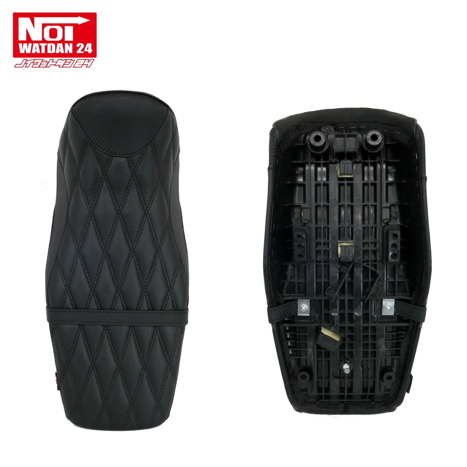 GROM　グロム　JC92　ローダウンタックロールシート　ブラックステッチ グロム（ホンダ） グロム ローダウン シート JC92 NOI WATDAN24 タック