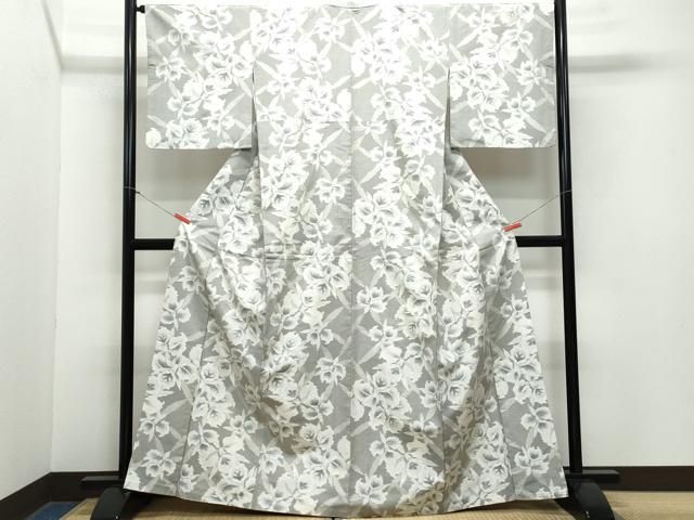 平和屋着物●上質な紬 カト 正絹 CAAZ0813vf