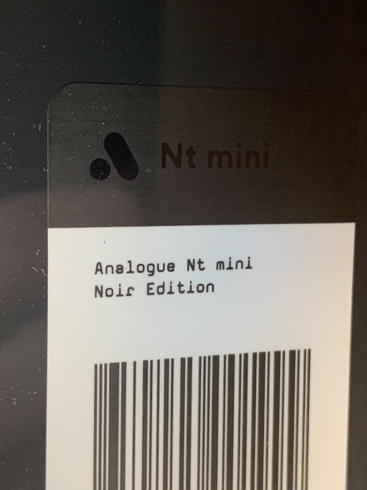 NT mini noir 新品未開封 Analogue NT Mini Noir | eBay