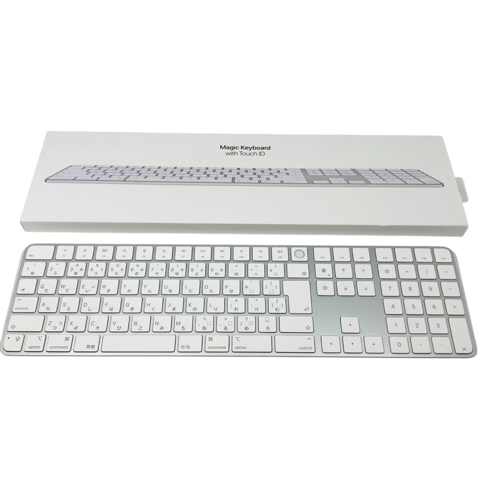 Appleシリコン搭載 Macモデル用Touch ID搭載 Magic Keyboard（テンキー付き）- 日本語（JIS） MK2C3J/A
