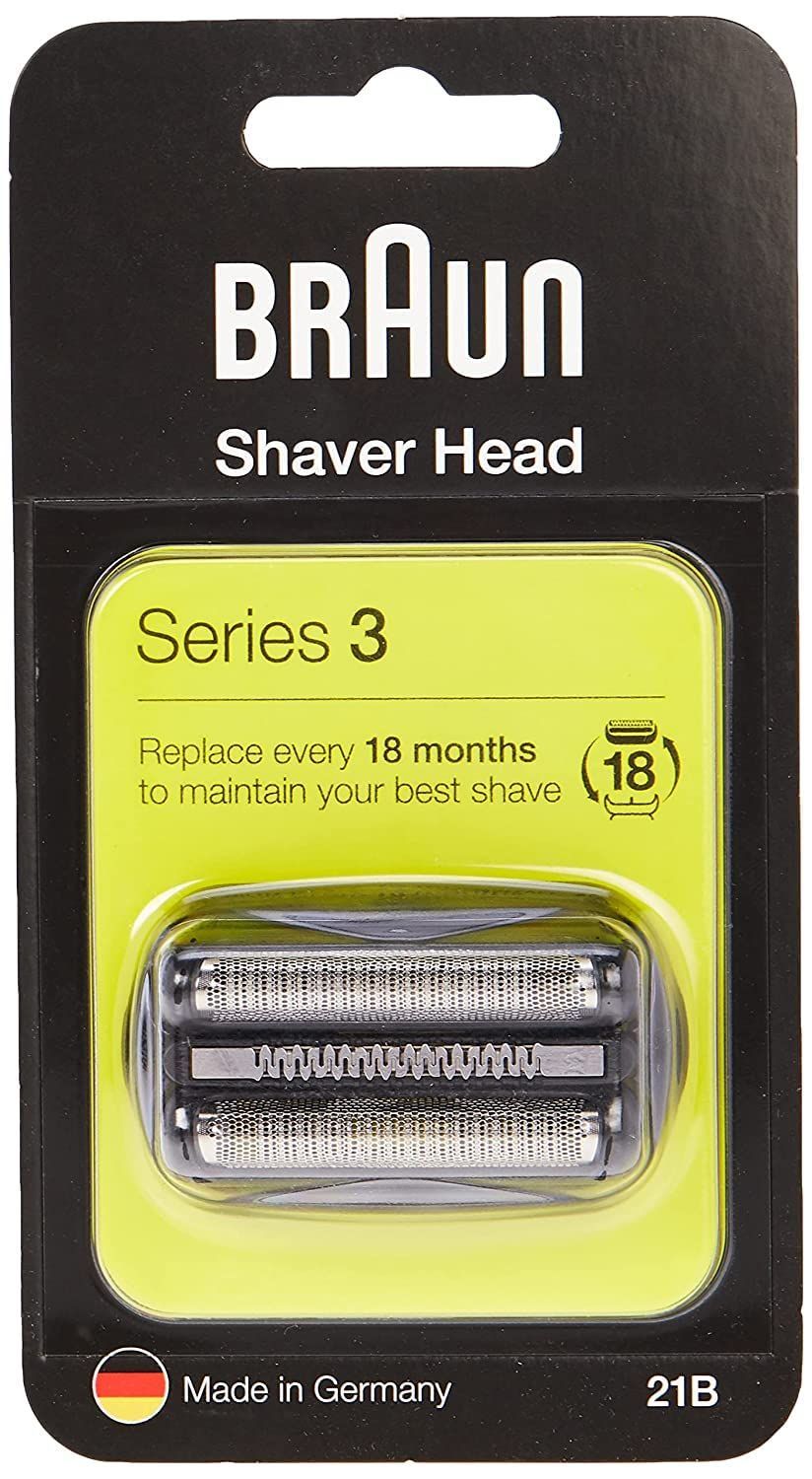 交換部品 Shaver 21B ブラック、シリーズ3 Braun シェーバーに対応