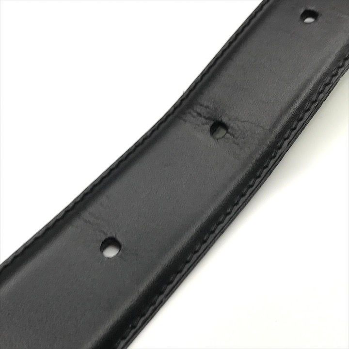 美品 Dunhill ダンヒル レザー ベルト ゴールド金具 バックル