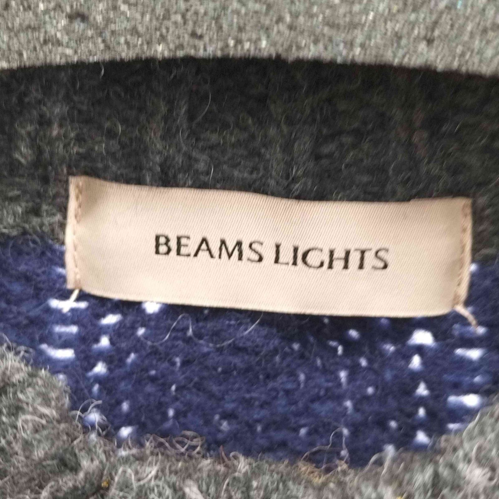 ビームスライツ BEAMS Lights モンゴルウール ケーブル カーディガン メンズ JPN：L 