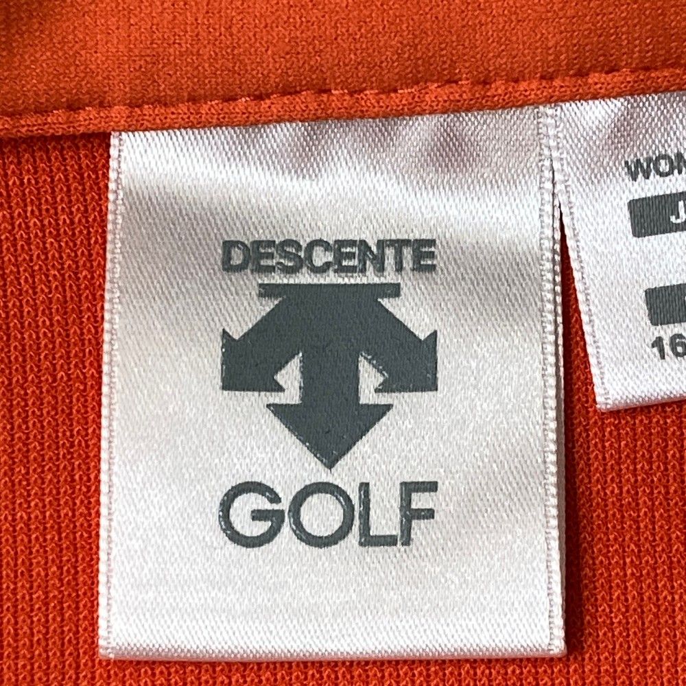 サイズ：S DESCENTE GOLF デサントゴルフ  ノースリーブポロシャツ  ブラック系 [240101418787] ゴルフウェア レディース ストスト サイズ：S DESCENTE GOLF デサントゴルフ ノースリーブ