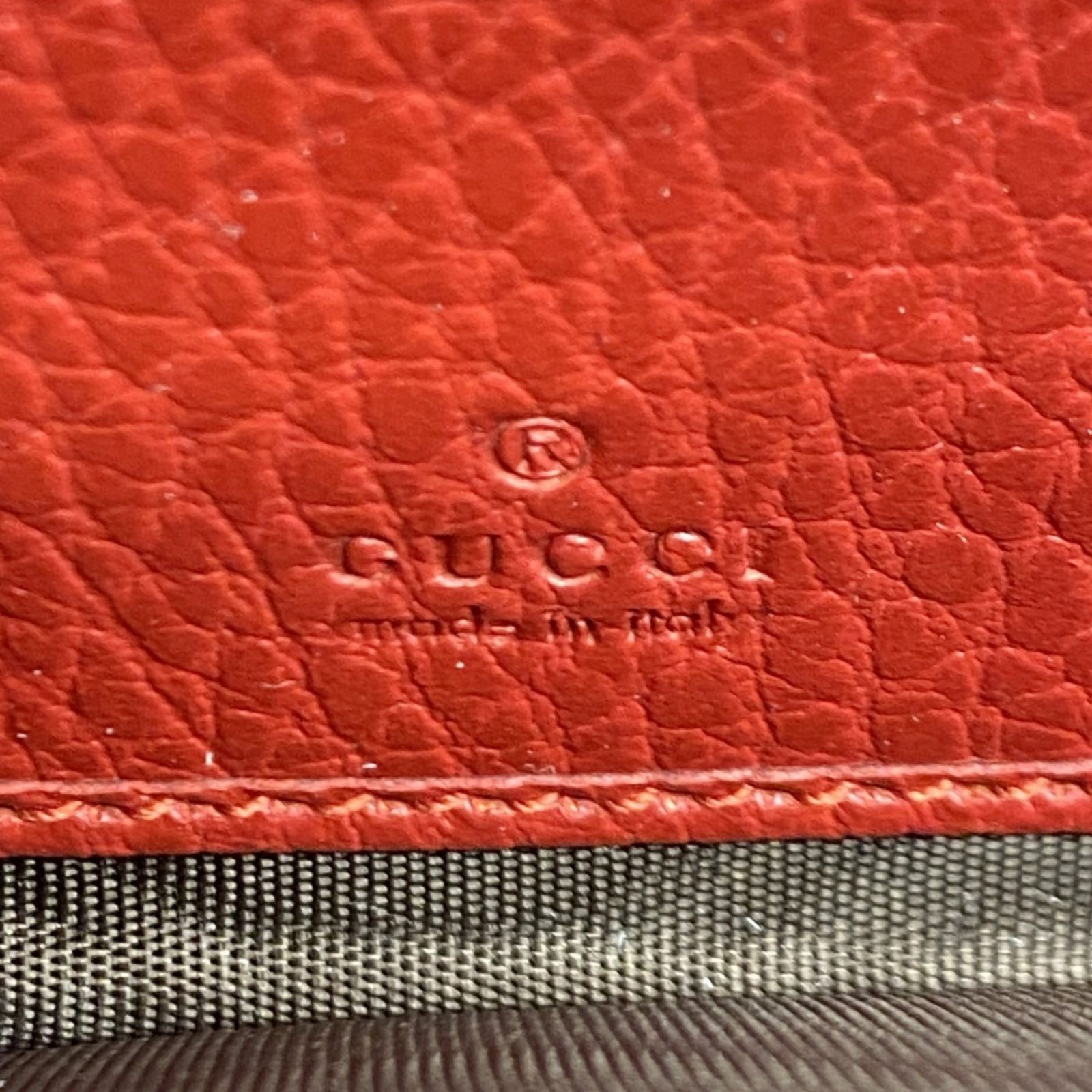 GUCCI グッチ　長財布　レザー　レッド　マーモント shop-takashimaya7_tk23b0906012