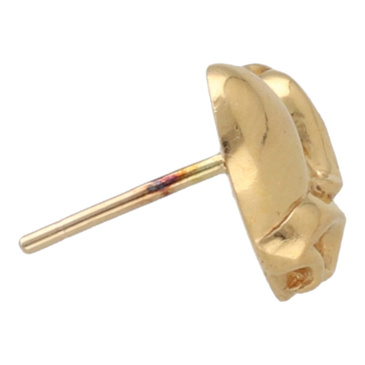 クロムハーツ 22k ゴールド ハート ピアス （クロムハーツスター 