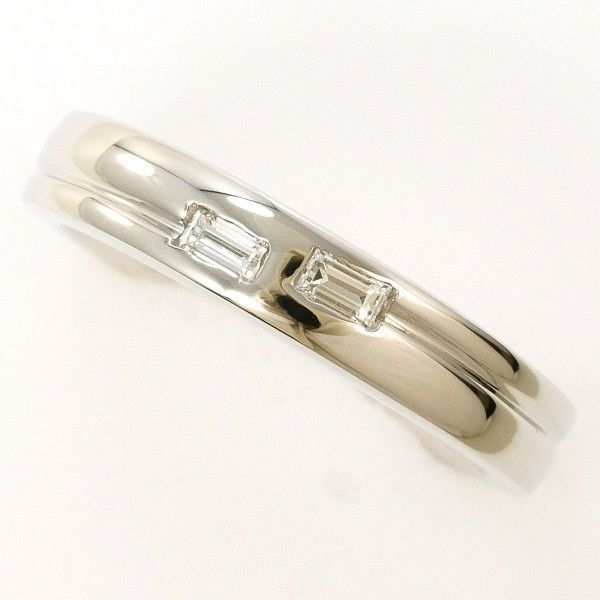 PT900 リング ring 指輪 10号 ダイヤ 0.10 総重量約6.4g