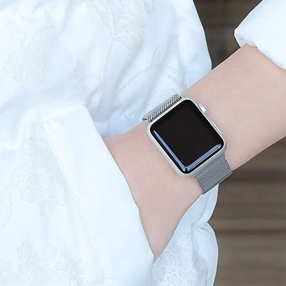 Apple Watch ミラネーゼループバンド シルバー 41mm対応 - メルカリ