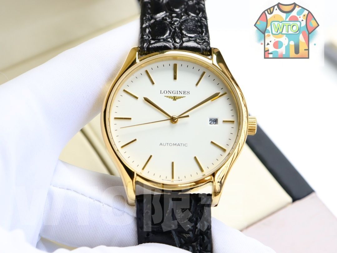 LONGINES ロンジン エレガンス メンズ腕時計 39mm｜自動巻き機械式×316L鋼｜強化クリスタルガラス|実物撮影 ♥-WTO輸入2