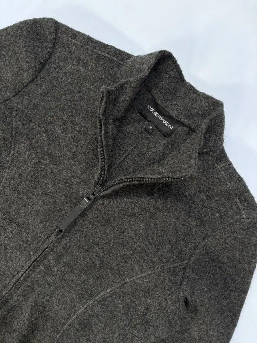 エンポリオアルマーニ ヴィンテージ ウール ニット ジップアップ ONE PIECE