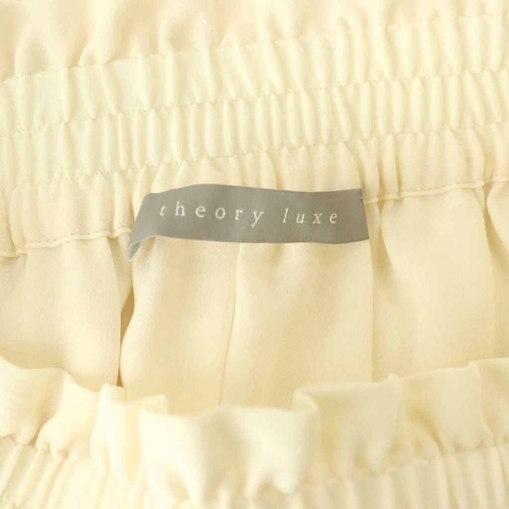 新品★ theory luxe  スカート　アイボリー　38 Theory luxe - Theory luxe アイレットスカートの通販 by yu♡'s