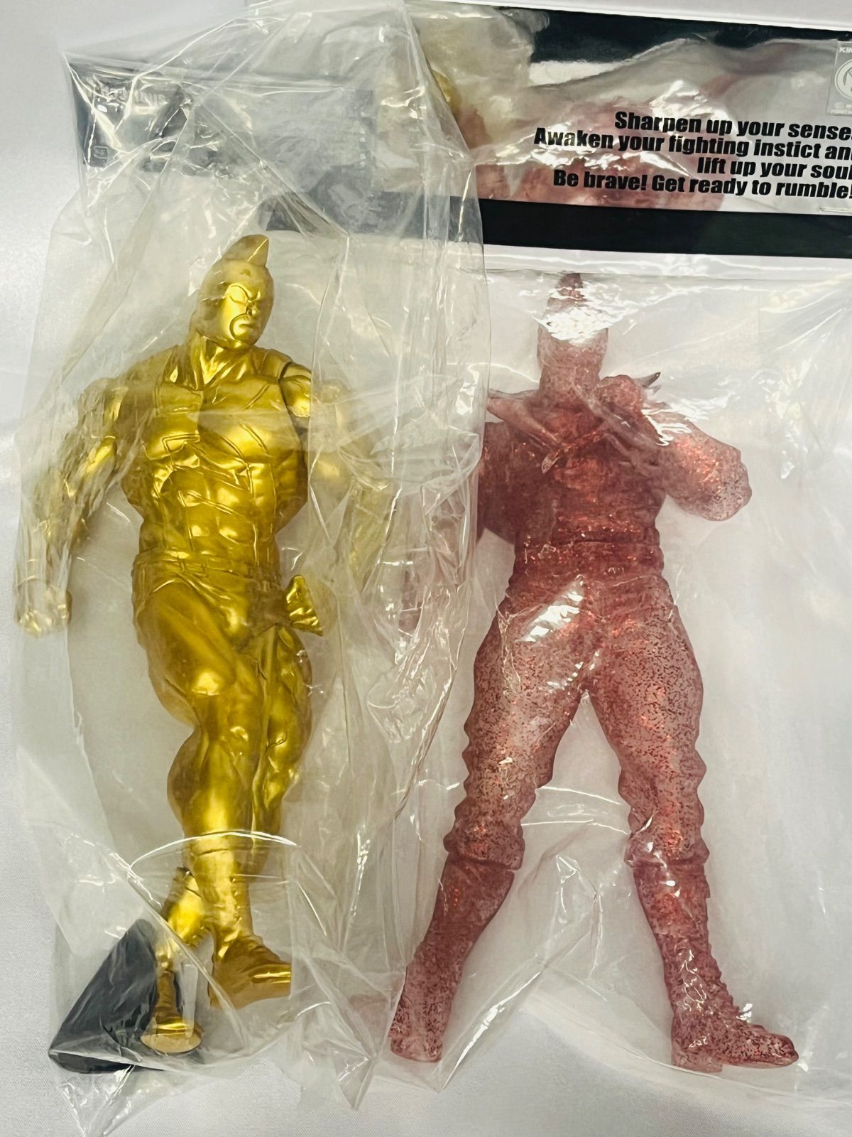 CCP キン肉マン ソルジャー 赤クリアラメ KINスーツ ゴールド ソフビ 