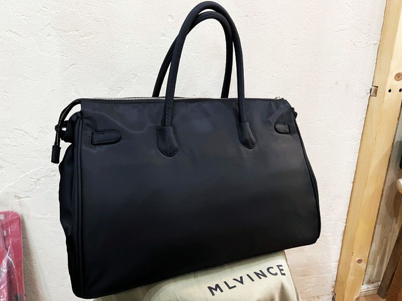 極美品!! オンライン完売商品 MLVINCE/メルヴィンス FLIGHT 2WAY SHOULDER BAG フライト 2way仕様ショルダーバッグ  ブラック 旅行鞄☆ - メルカリ