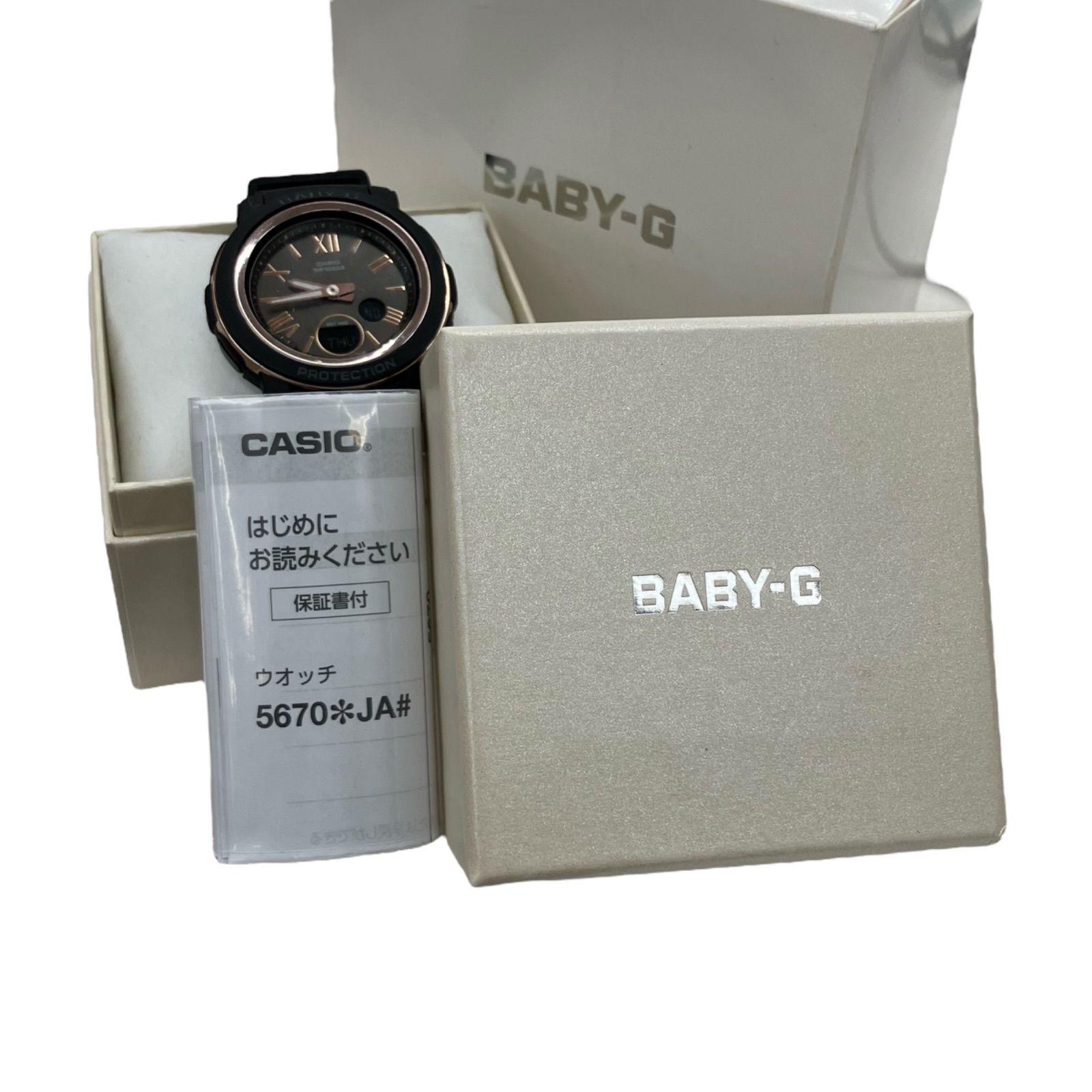 186005 現状品 カシオ CASIO BABY-G 腕時計 BGA-290 ブラック