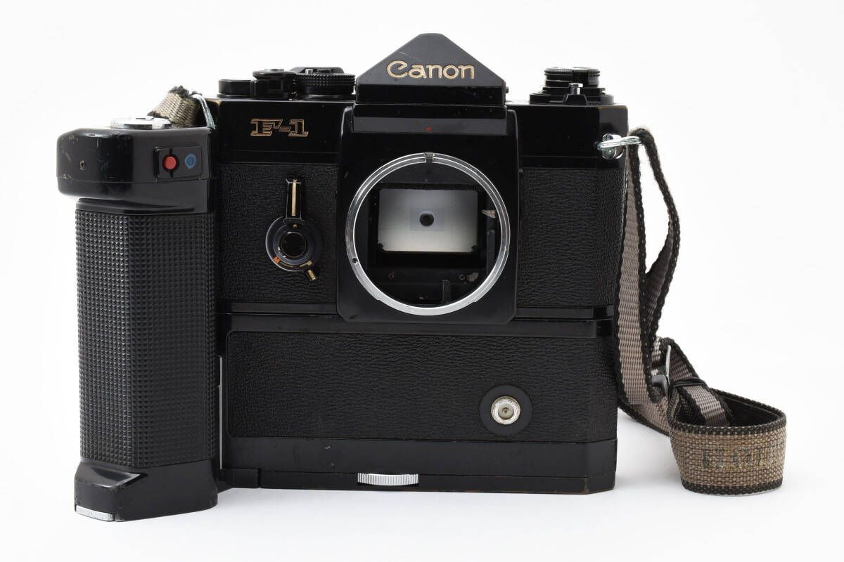 Canon F-1後期、モータードライブ動作品 キヤノン Canon F-1 後期 / モータードライブ MF – Natural