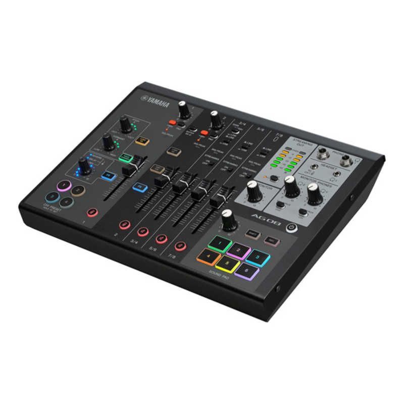 送料無料 ♥ 未開梱 ヤマハ YAMAHA ライブストリーミングミキサー ブラック AG08B