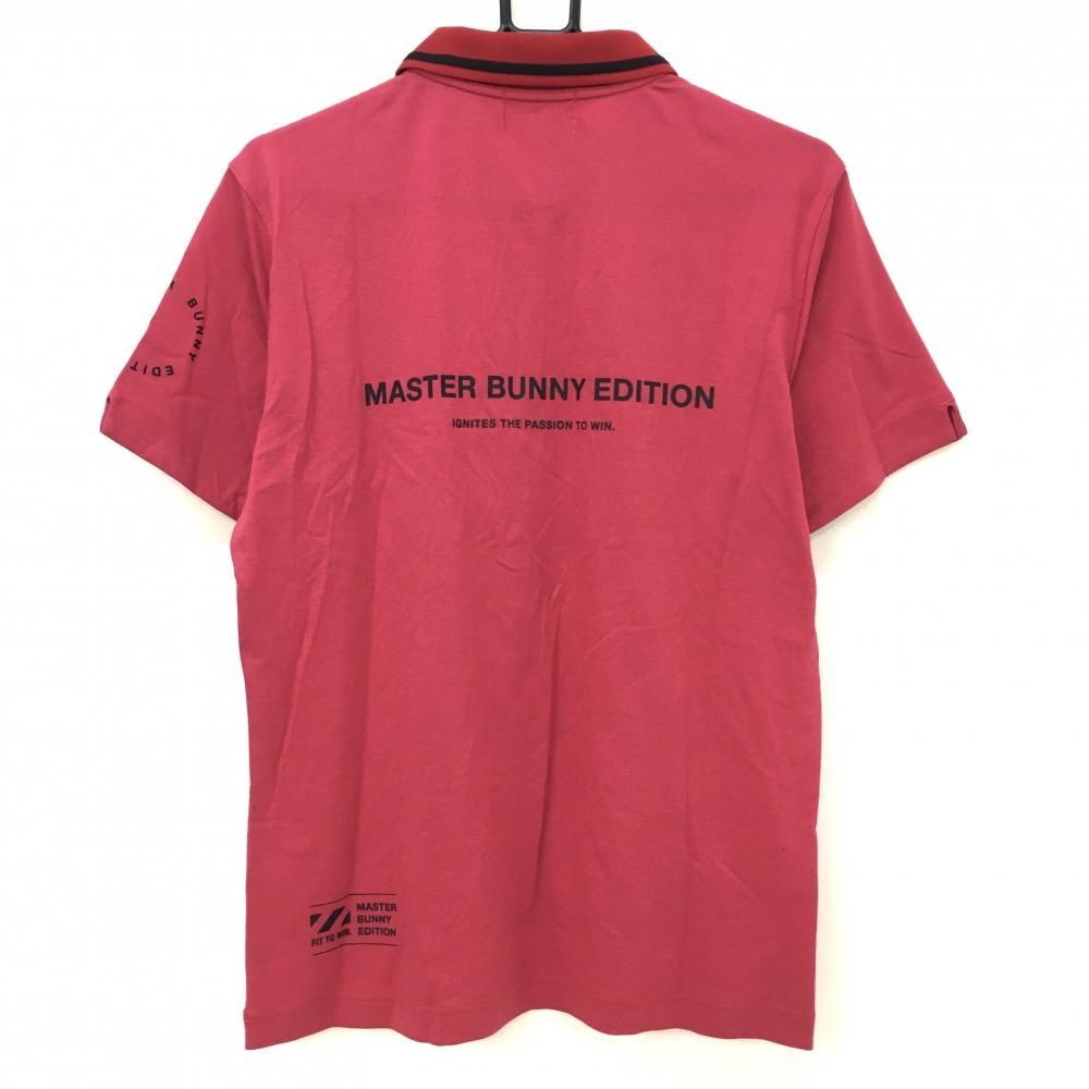 ☆SALE価格☆【超美品】マスターバニー 半袖ポロシャツ ピンク×レッド