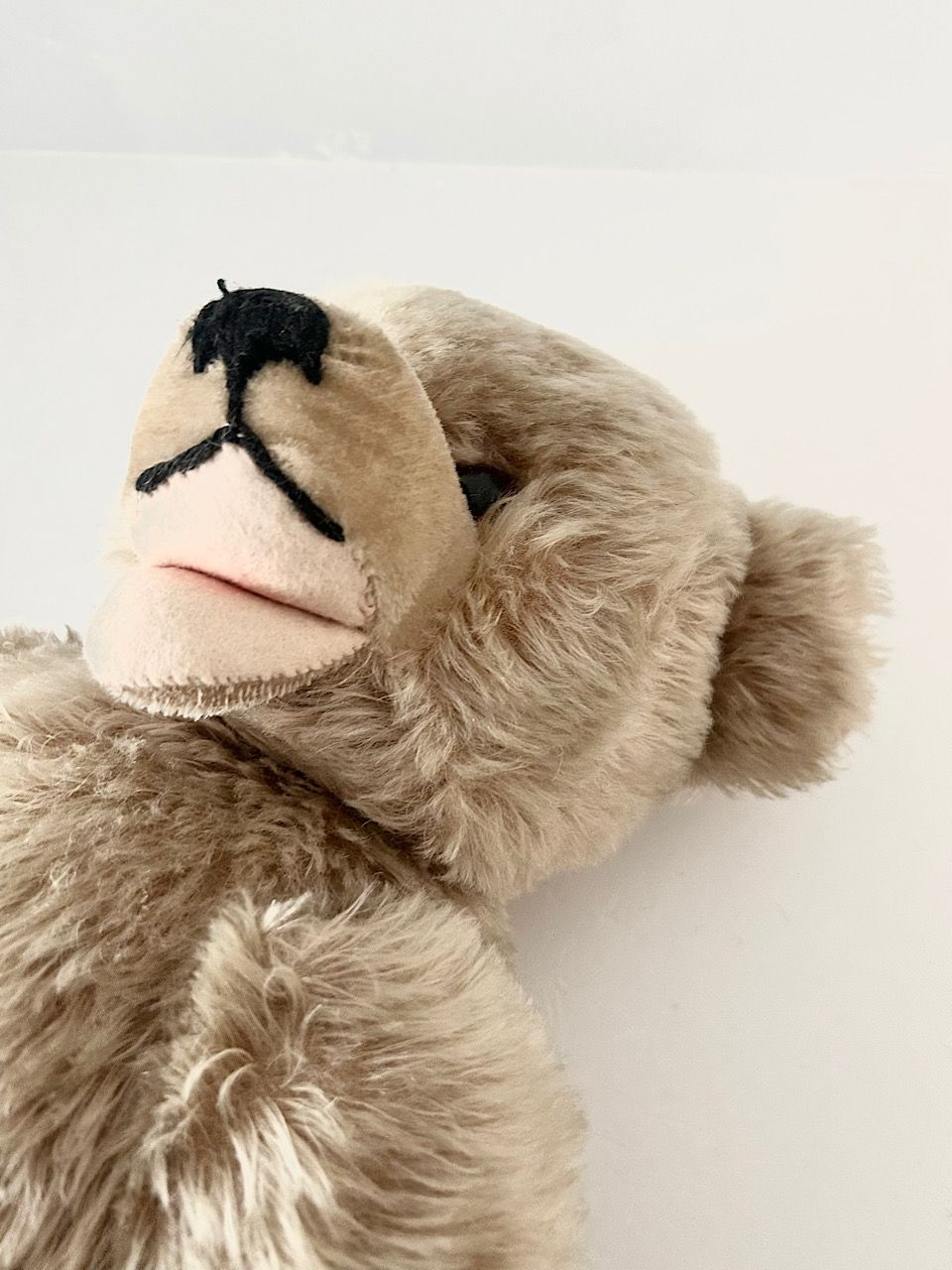 Germany Vintage】ハーマン社 オープンマウスベア ぬいぐるみ 大 ⑤