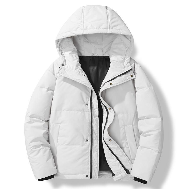 ダウンジャケット メンズ 軽量 白 防寒着 メンズ ダウン アウター メンズ コート メンズ アウター 冬 ブランド HOMEIHOME メンズ大きいサイ
