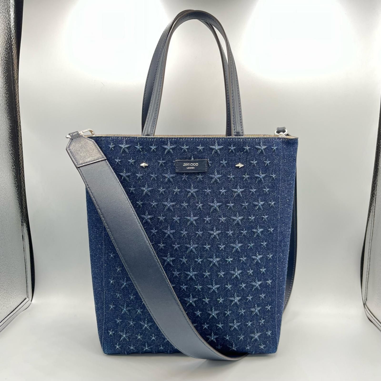【メルカリ市期間限定価格】新品 ジミーチュウ JIMMY CHOO トートバッグ ジミーチュウ JIMMY CHOO トートバッグ レニー ノースサウス M-M