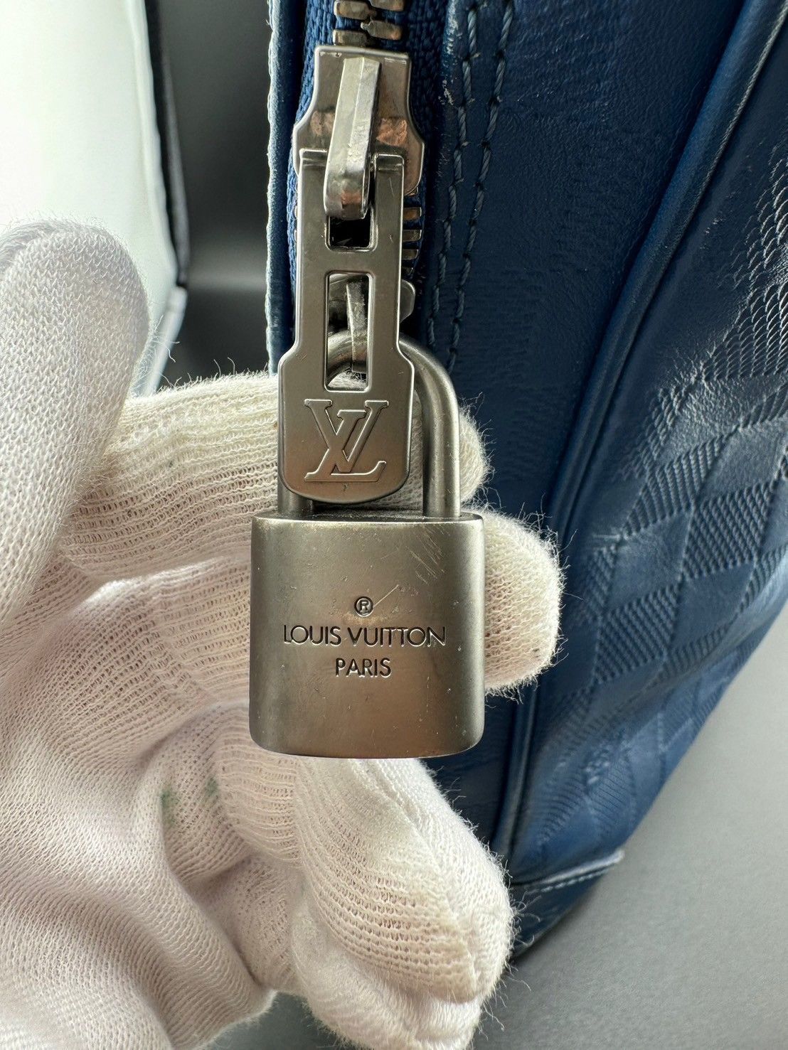 中古品】 LOUIS VUITTON ルイヴィトン N41291 ダミエアンフィニ ポルト 