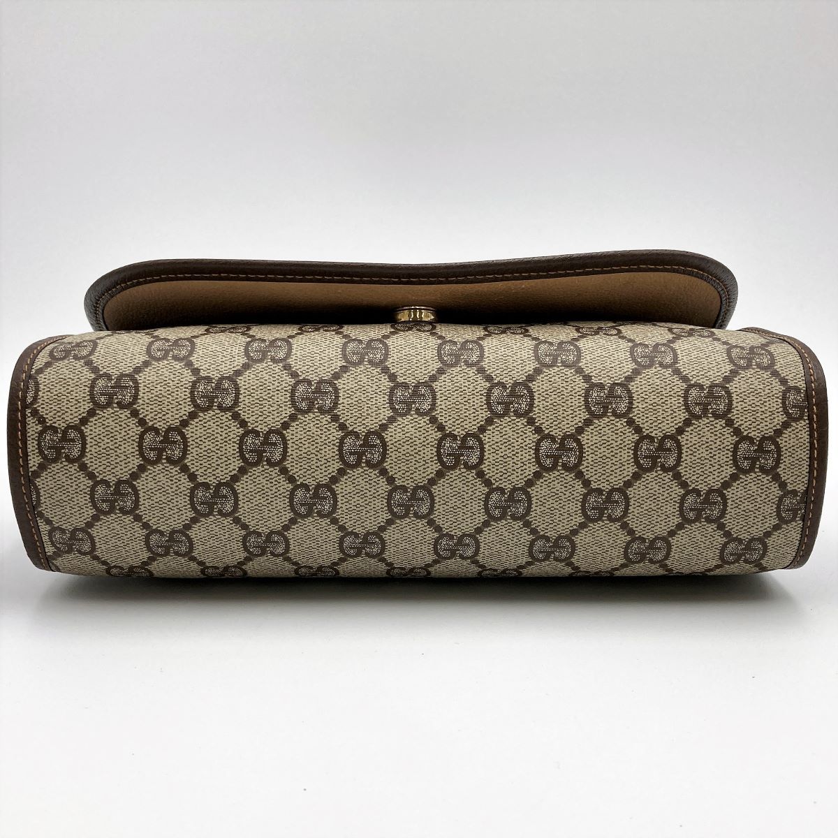 【訳あり品】GUCCI シェリーライン ブラウン GG レザー ショルダーバッグ ✨美品✨GUCCI GG シェリーライン ショルダーバッグ ブラウン レザー
