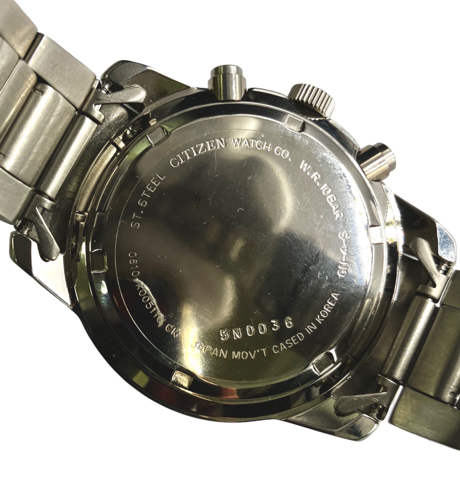 きれいです美品⭐️CITIZEN】 極美品 シチズン クロノグラフ デイト 