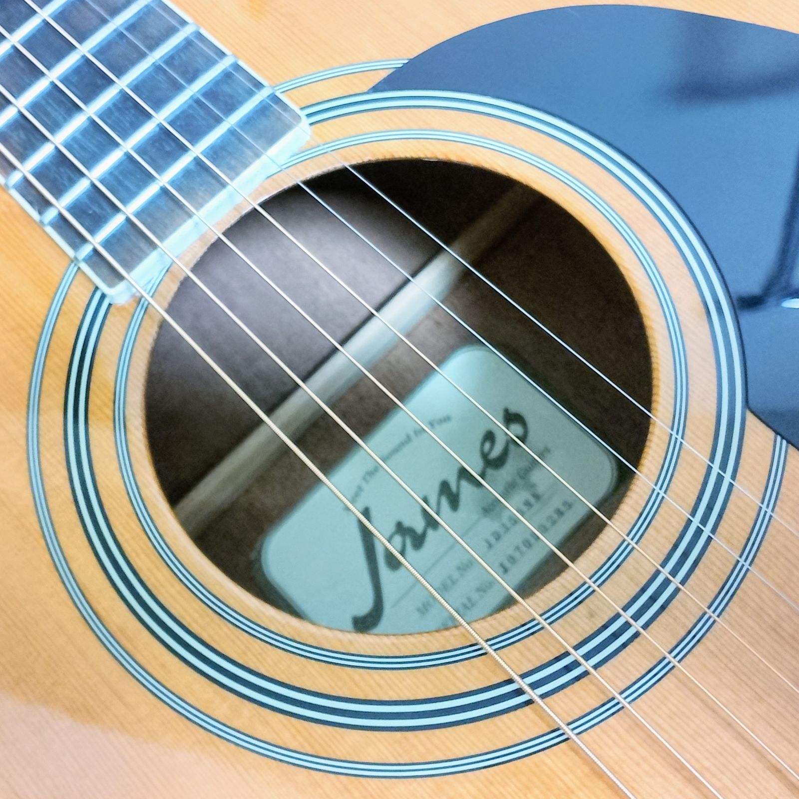 高質 James JD350 NA トップ単板仕様 アコースティックギター 弦は ギター
