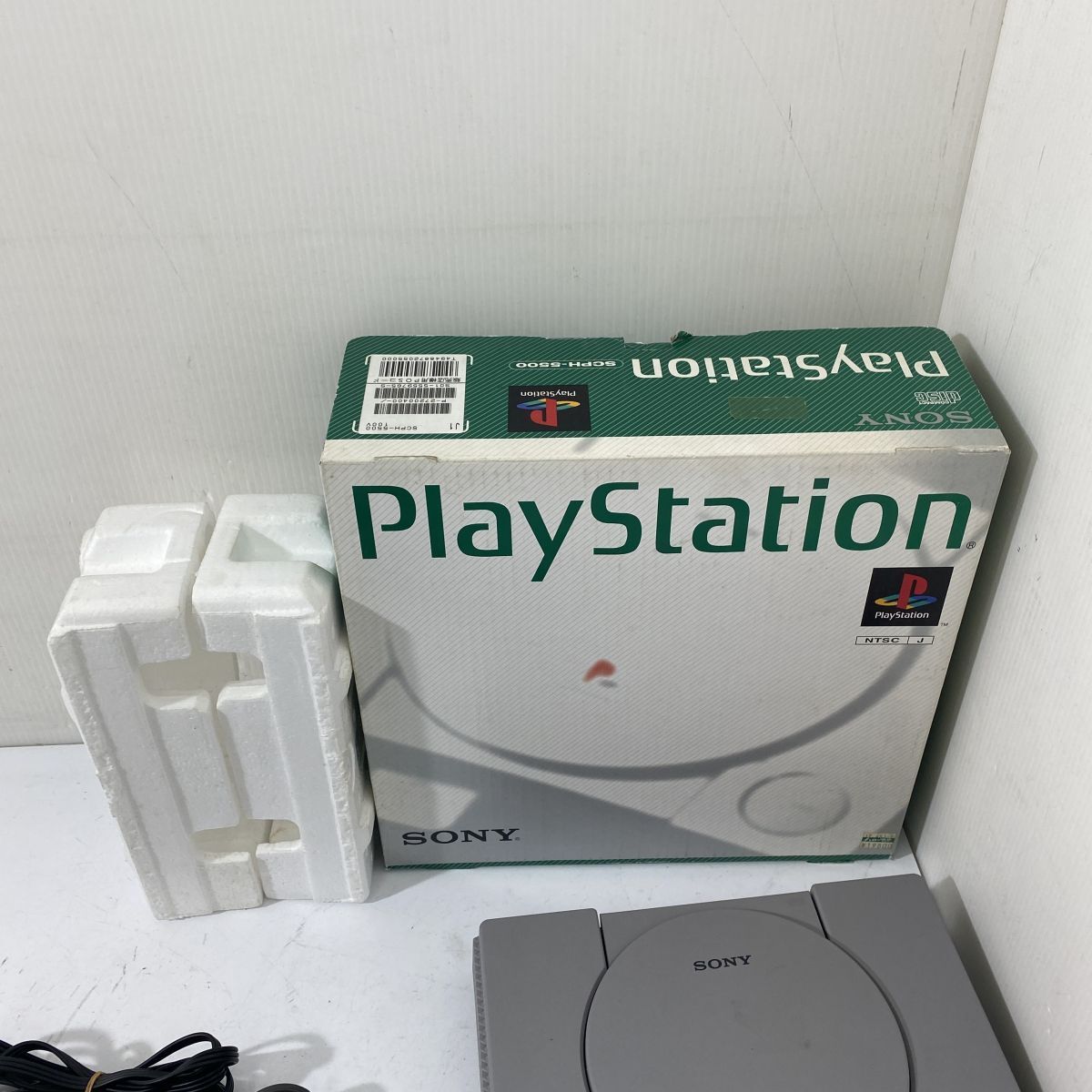 動作確認済み SONY PlayStation1 PS1 本体 SCPH-5500 箱付き