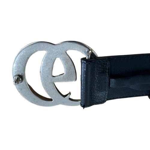 GUCCI GGロゴ ベルト 黒 ♪ GUCCI グッチ ベルト 406831 GGロゴ バックル レザー