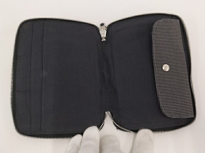 COACH コーチ がま口 コインケース 小銭入れ ブラック 黒 ラメ