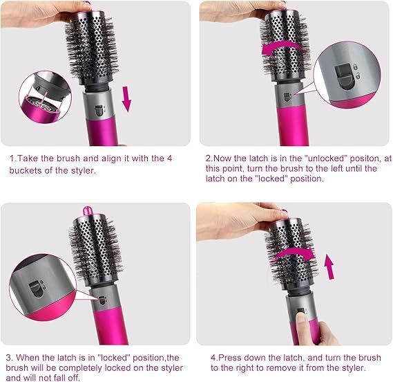 ダイソン ヘアスタイラー HS01 ラウンドボリュームブラシ付き Amazon.co.jp: ダイソン用大型ラウンドボリュームブラシ Airwrap