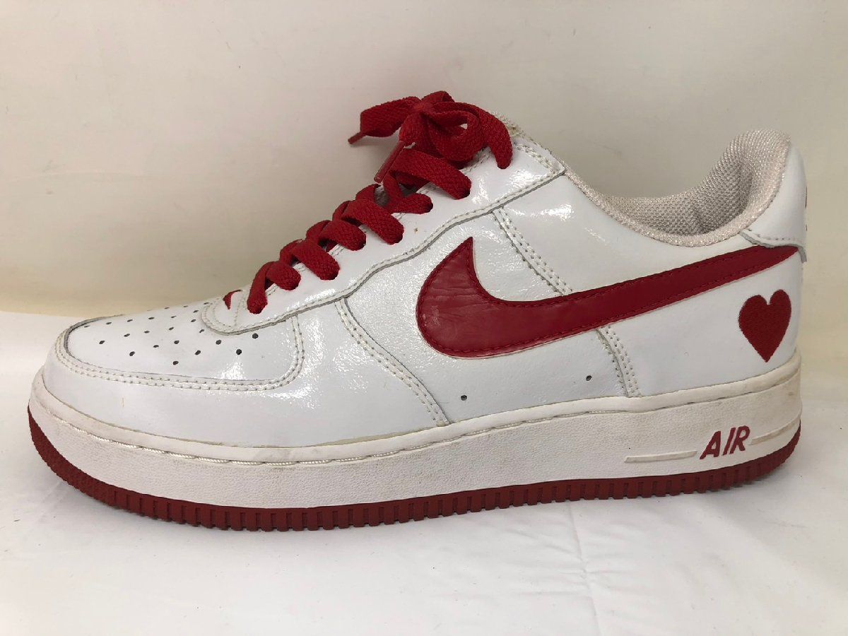 ◇NIKE 307109-161 WMNS AIR FORCE 1 VALENTINE DAY WHITE RED