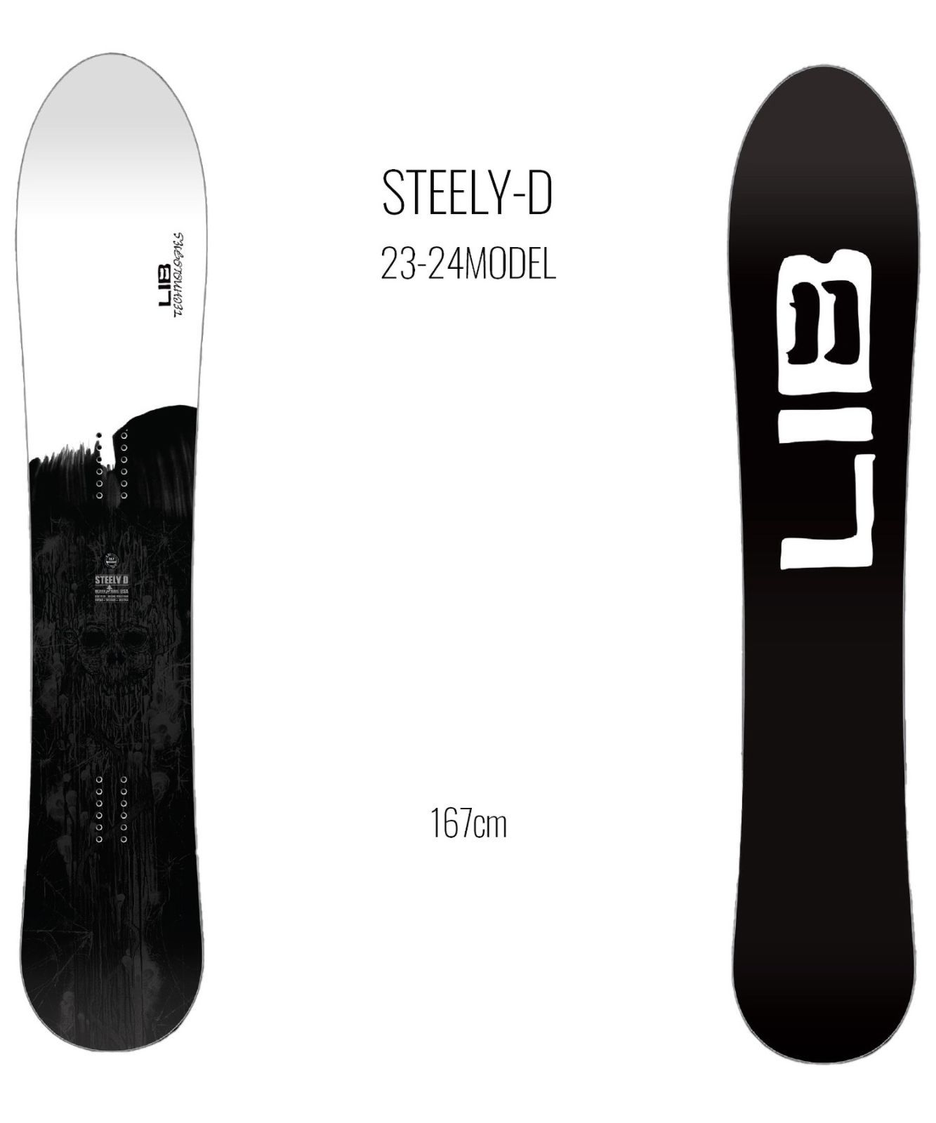 スノーボード 板 メンズ LIBTECH リブテック STEELY-D 23-24モデル ムラサキスポーツ KK B24
