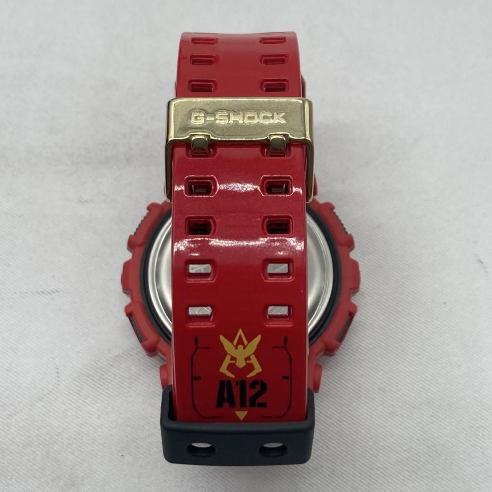 G-SHOCK シャア アズナブル GD-100 ガンダム コラボ 限定版 G-SHOCK ジーショック CASIO カシオ 腕時計 GD-100 シャア専用