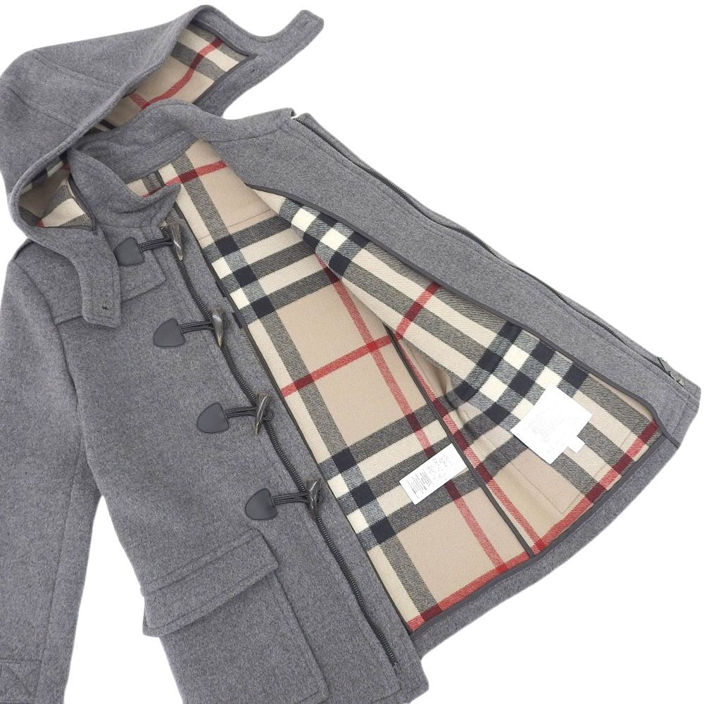 超美品 バーバリー BURBERRY 現行タグ ノバチェック メルトン ウール