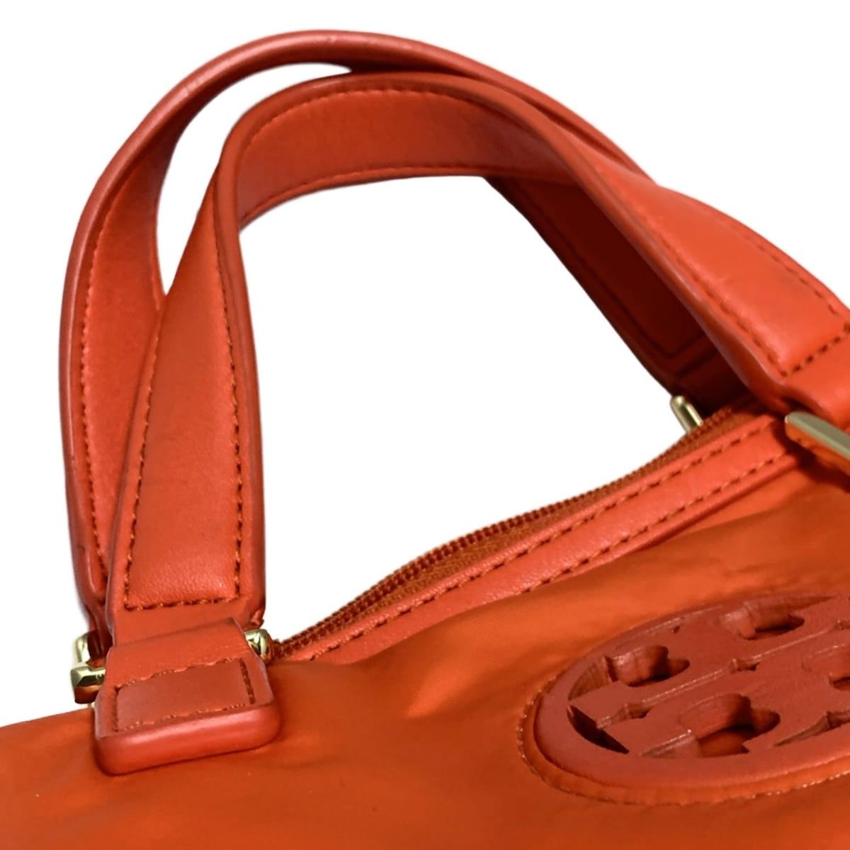 TORY BURCH(トリーバーチ) ハンドバッグ - オレンジ レザー