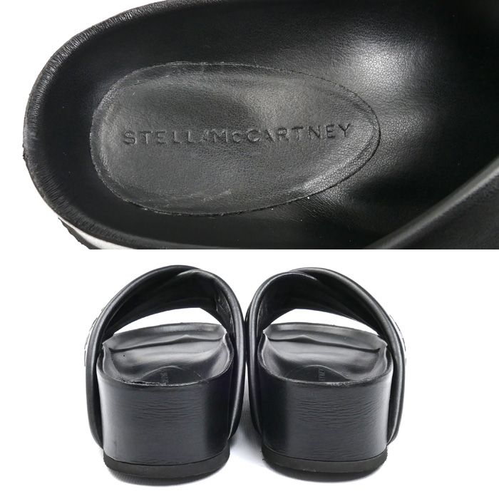 美品 ステラマッカートニー ブラック ロゴサンダル 楽天市場】ステラマッカートニー STELLA McCARTNEY サンダル
