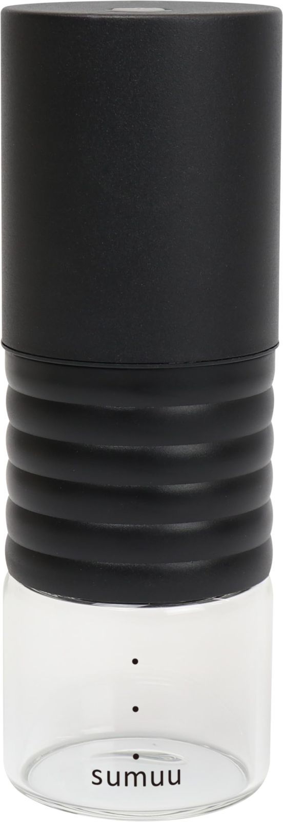 エステエール(Estale) コーヒーミル 電動式 充電式 小型 臼式 水洗い 細/粗 調節 キャンプ アウトドア コードレス コンパクト ワンハンドサイズ ラミル sumuu マットブラック