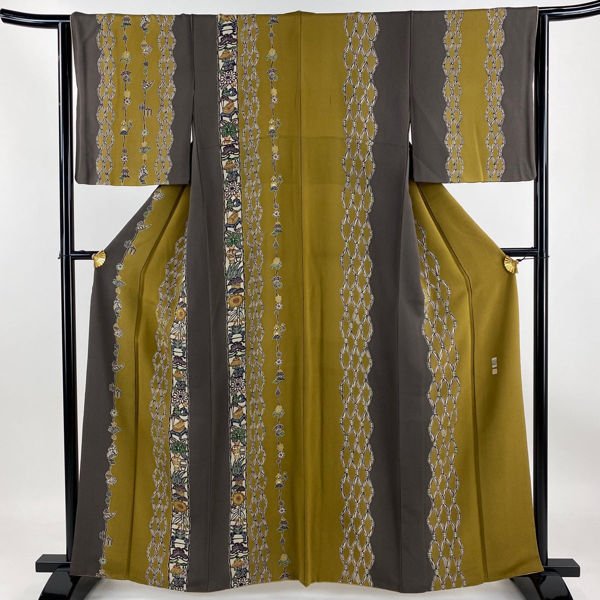 平和屋着物○本加賀友禅作家 東藤岳 色留袖 枝花文 暈