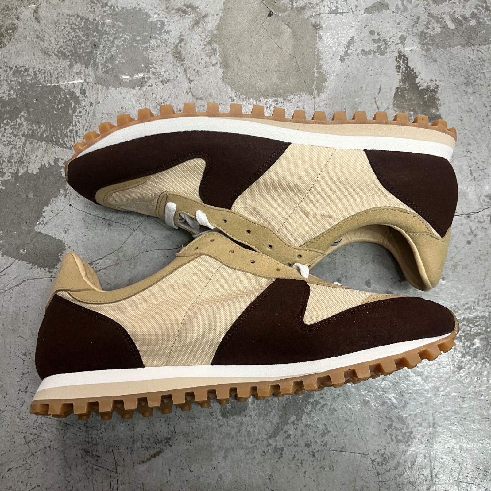 参考上代27500円 未使用品 NOVESTA MARATHON VEGAN TRAIL BROWN