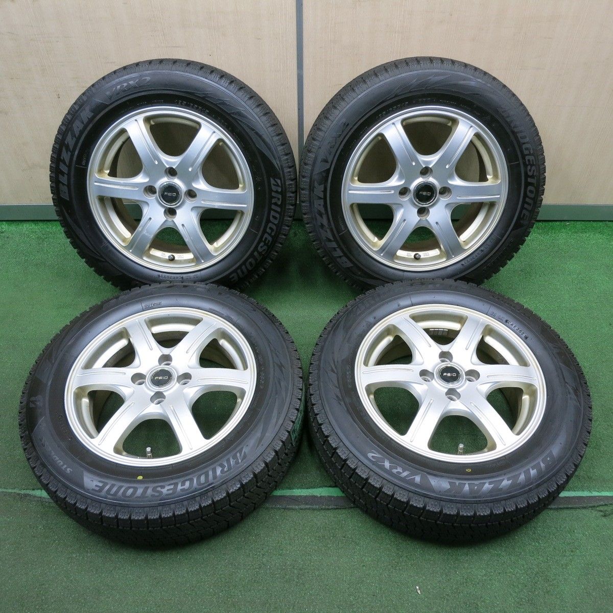 送料無料* バリ溝！21年！9.5分☆スタッドレス 185/65R15 ブリヂストン ブリザック VRX2 FEID 15インチ  PCD100/4H☆4032405NJス - メルカリ