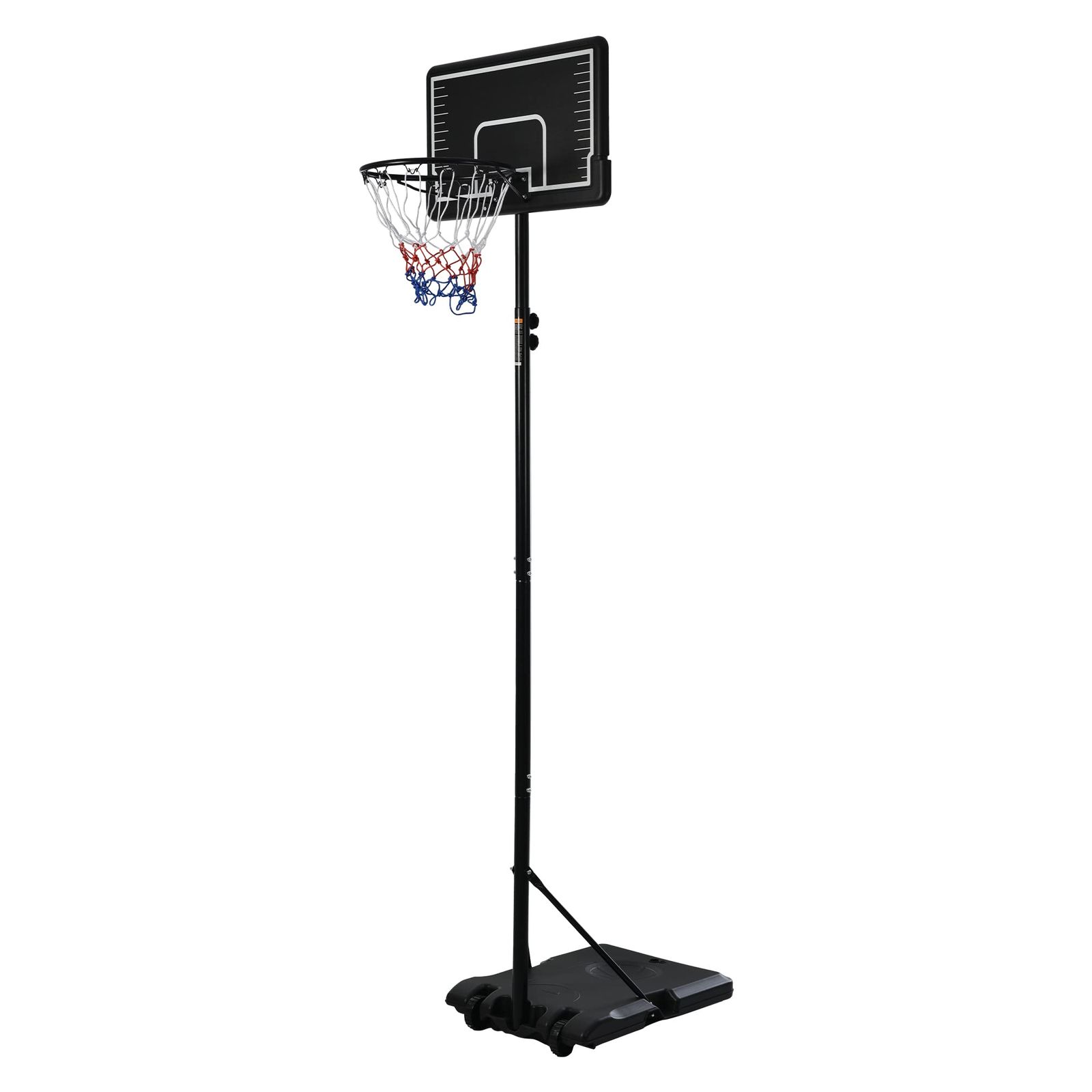 ゴールネット バックボード 工具付き リング 移動可 179～270cm ミニバス 12段階高さ調節 家庭用 一般用 屋外 バスケットゴール 屋外用 TopCloud
