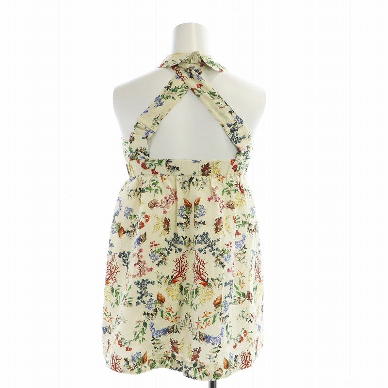 バーバリー BURBERRY ワンピース ノースリーブ フラワー 花柄 総柄