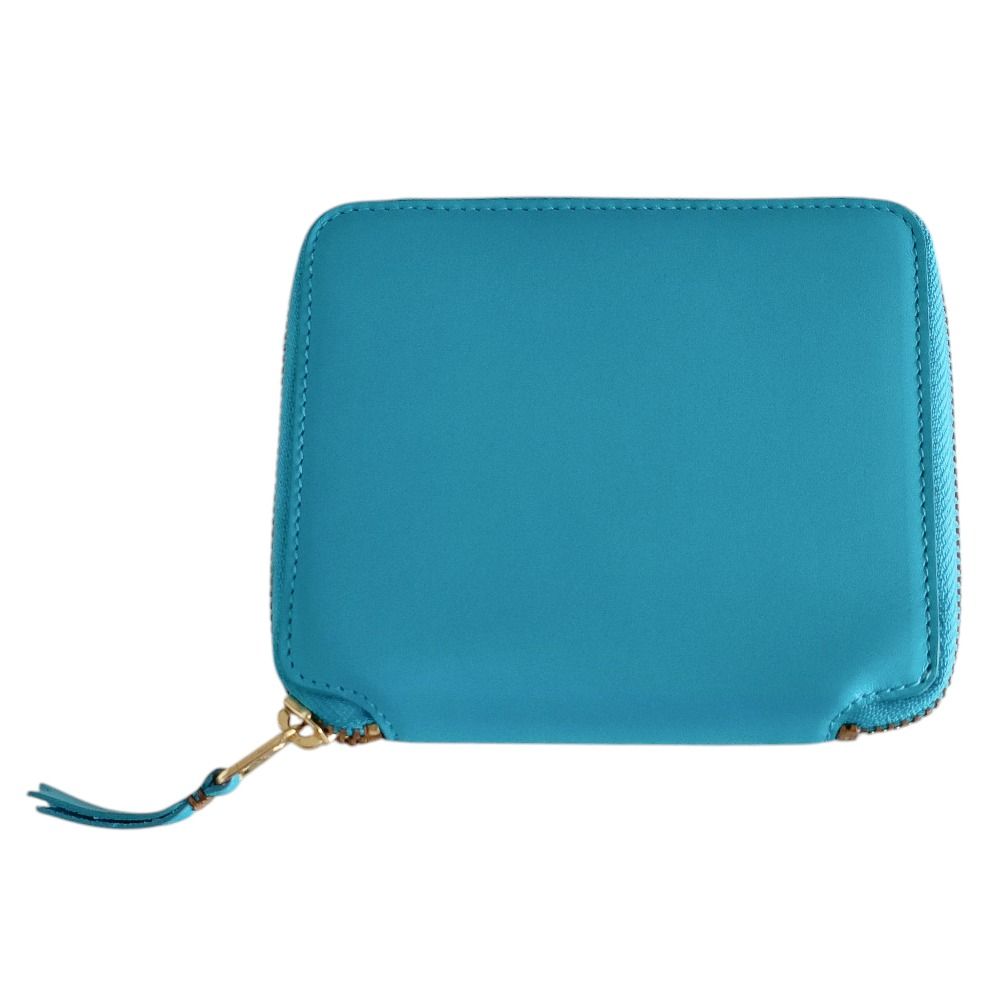 コムデギャルソン レディース ラウンドファスナー二つ折り財布 ブルー SUPER FLUO SA2100SF BLUE 並行輸入品 COMME des GARCONS コムデギャルソン 二つ折り財布 ARECALF SA2100